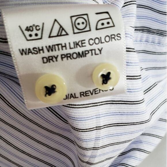 Tommy Hilfiger Striped Button Down Shirt Sz M - Picture 3 of 7